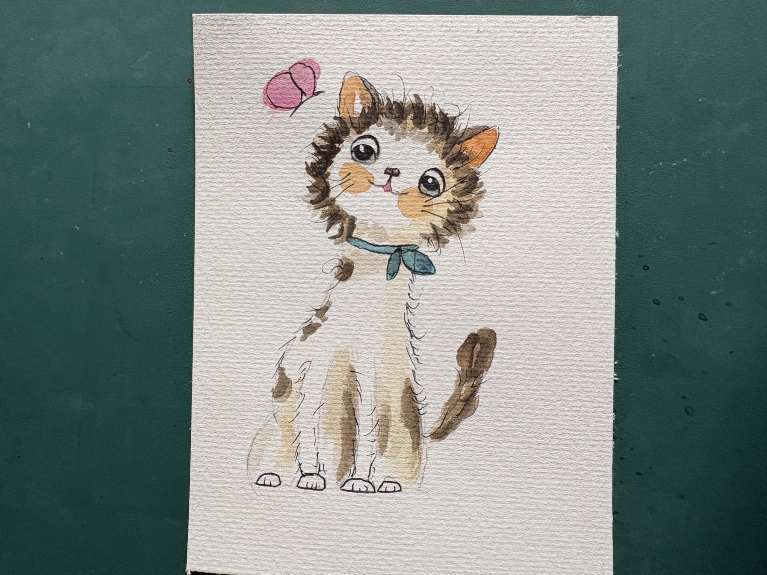Cat illustration - image 1 - student project