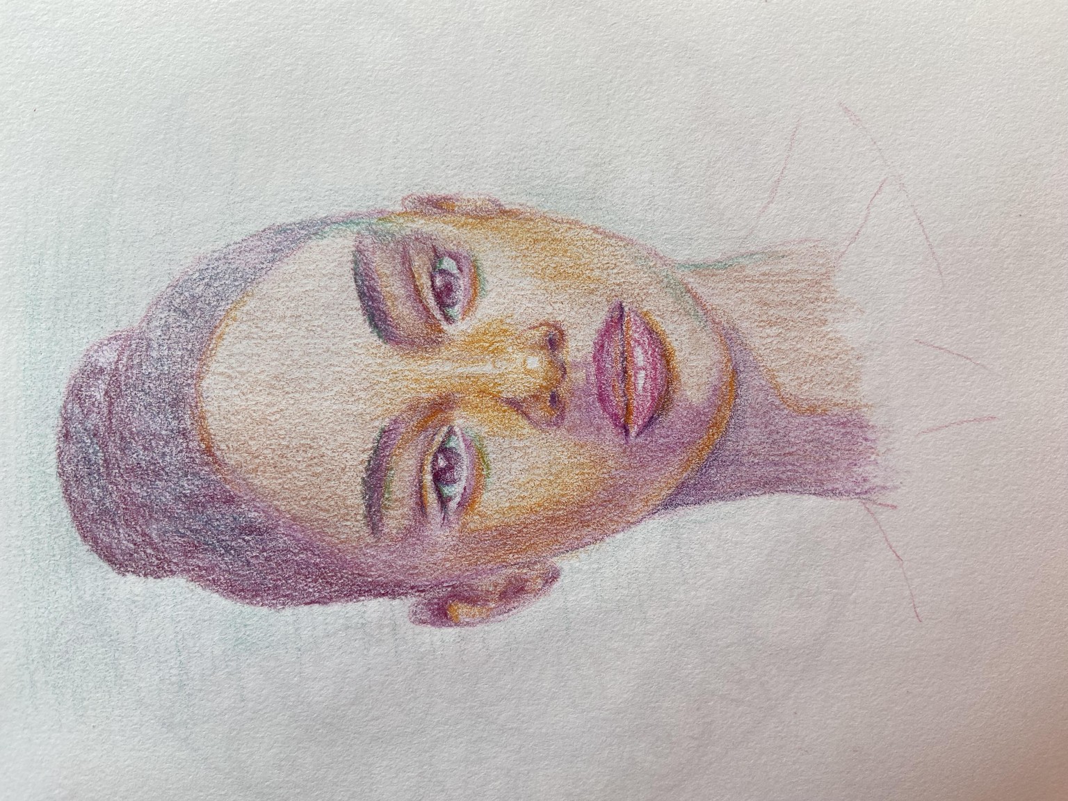 Colorful portrait - image 1 - student project