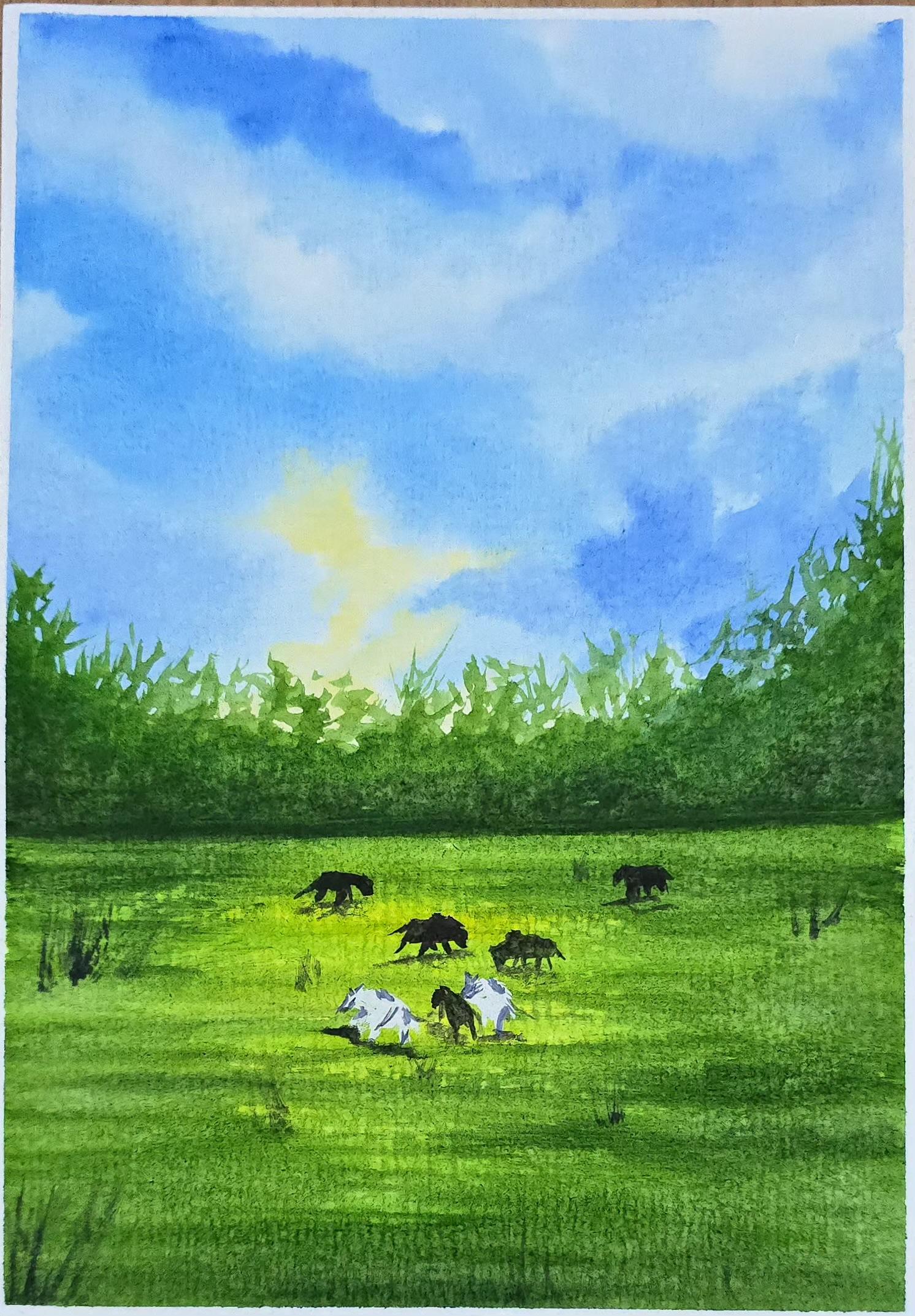 30 days of Unwinding with watercolour - image 1 - student project