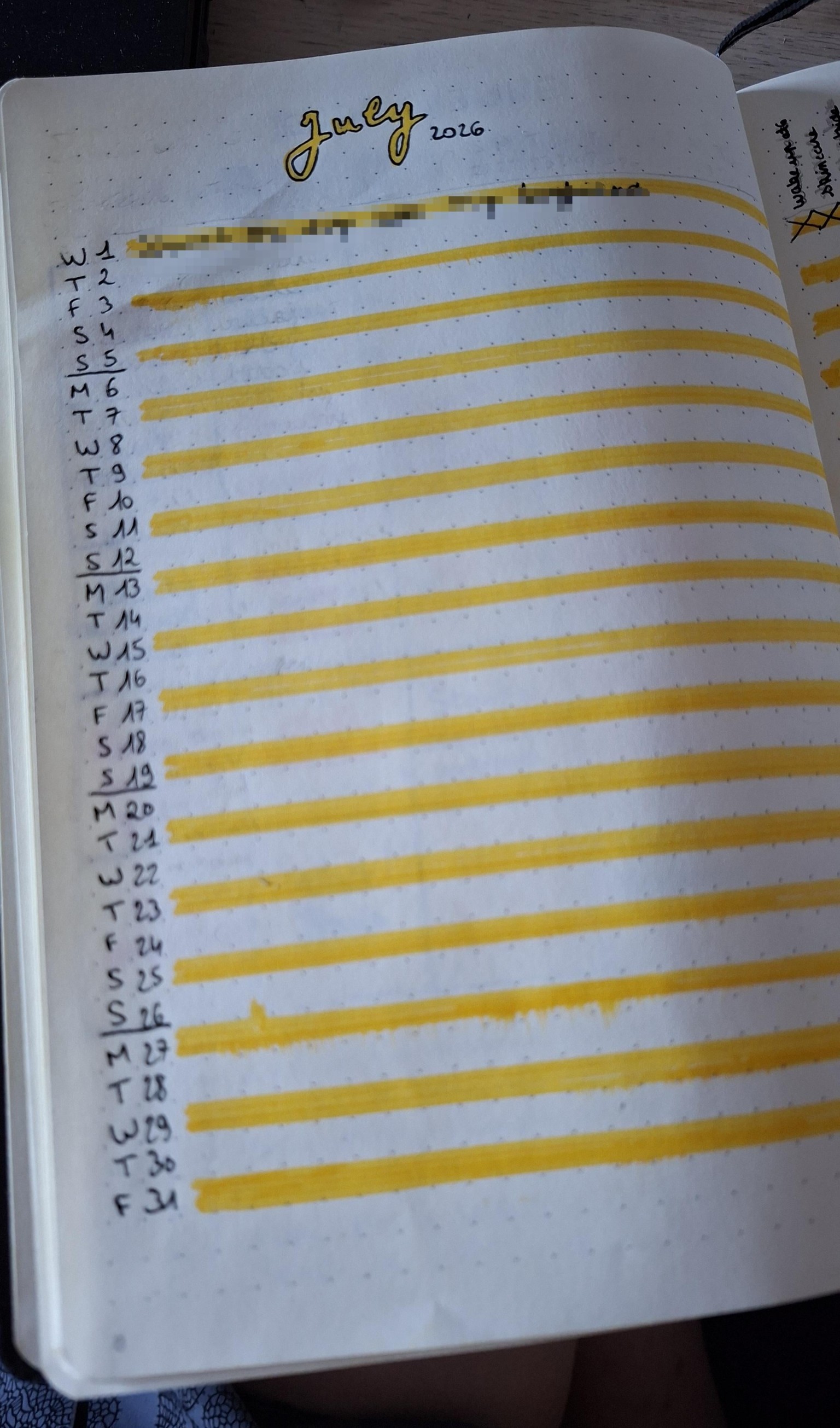 My bullet journal - image 2 - student project