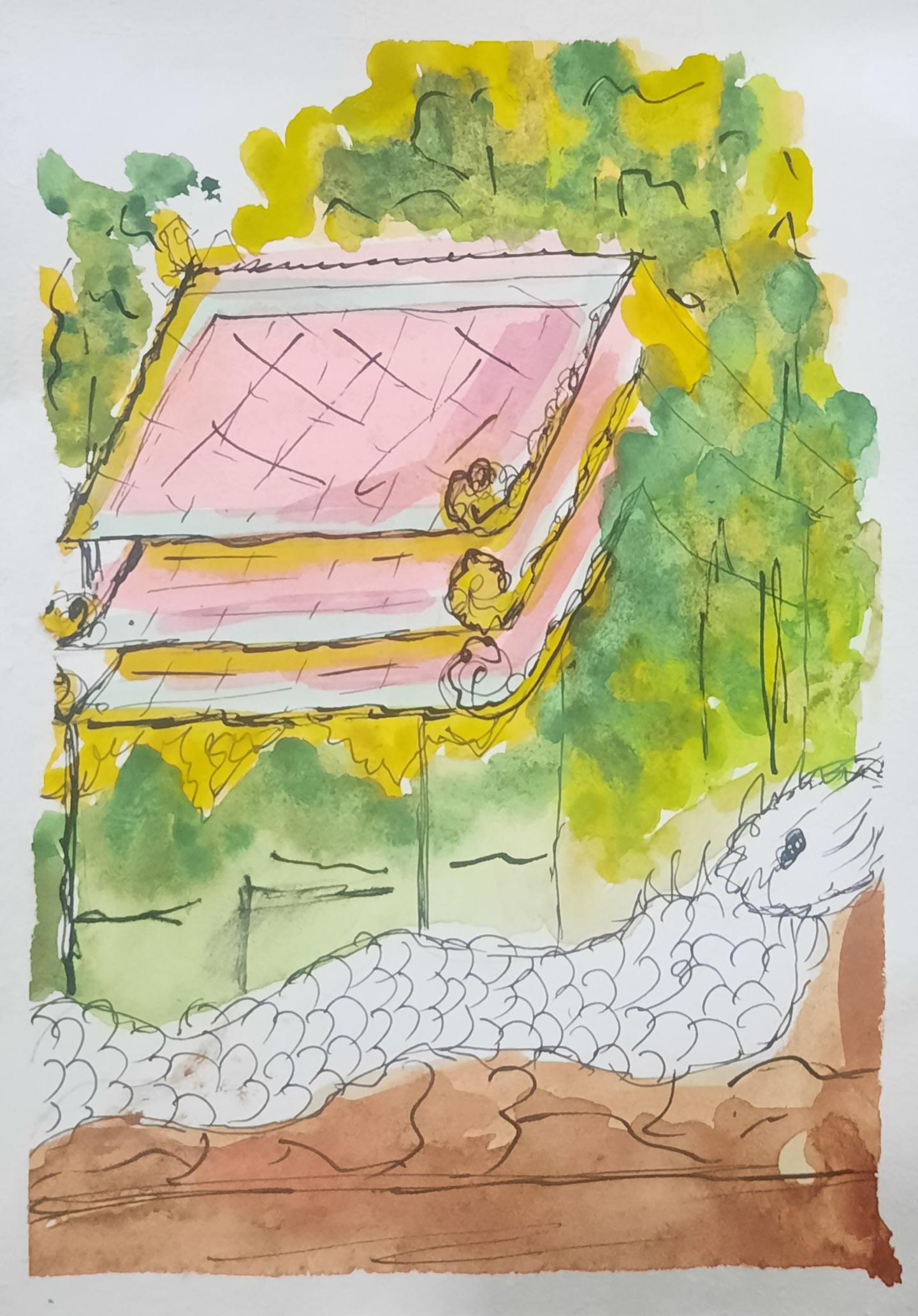 Travel sketch - image 2 - student project