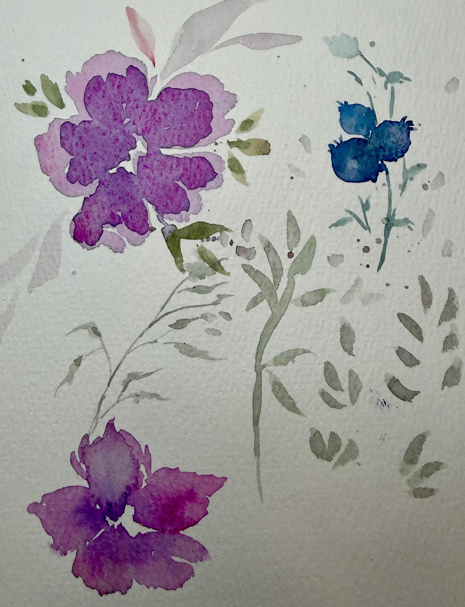 Purple Flowers - image 3 - student project