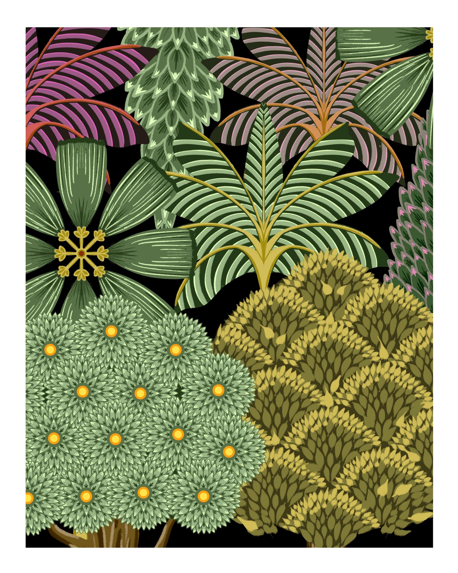 Pichwai trees - image 1 - student project
