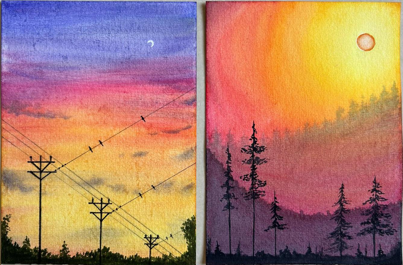 30 days of unwinding with watercolor challenge - image 7 - student project