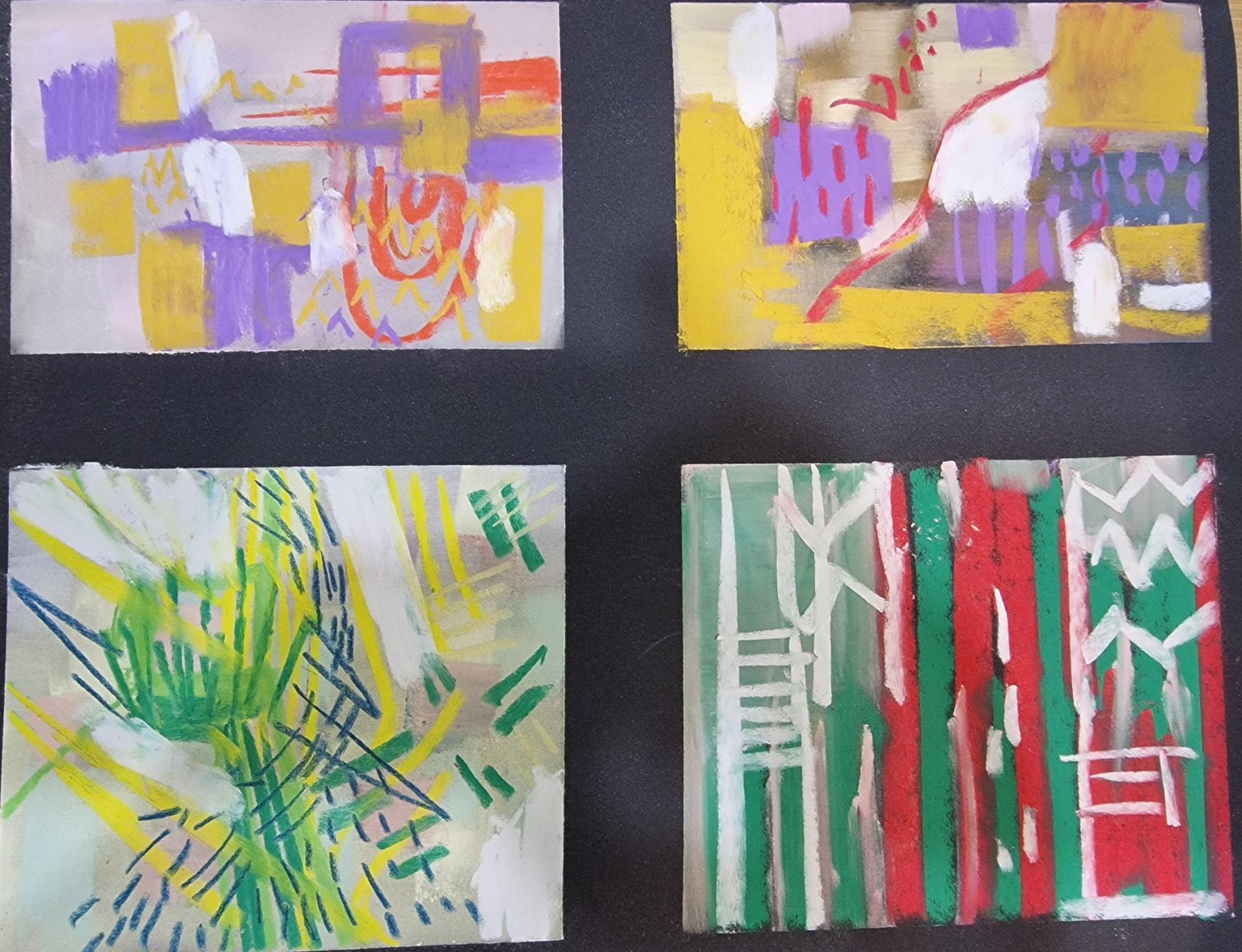 Abstracts with Pan pastel and pastels - image 3 - student project