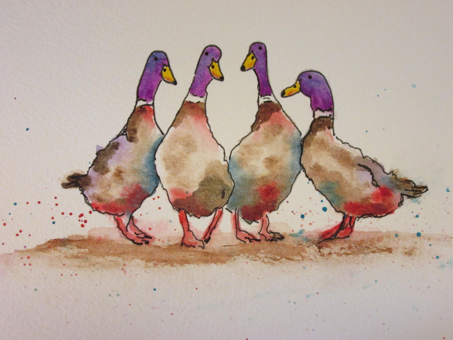 Colorful Duck Walk - image 1 - student project