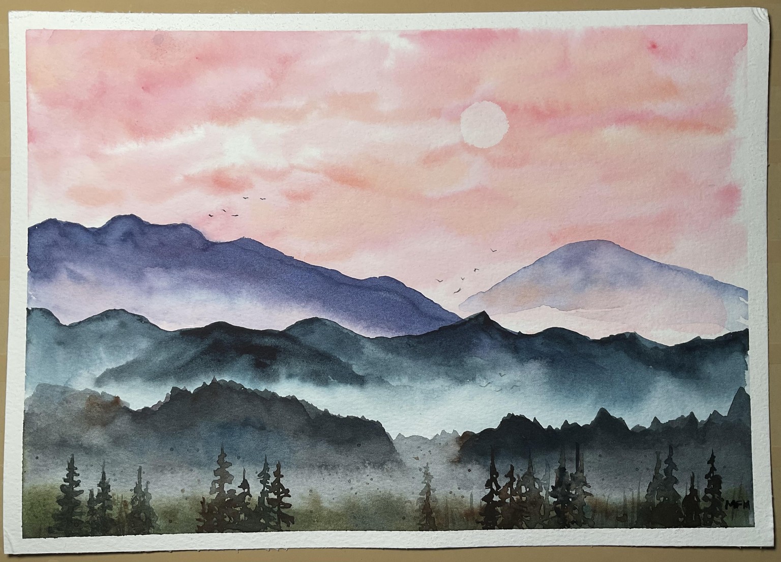 Misty Mountains - image 1 - student project