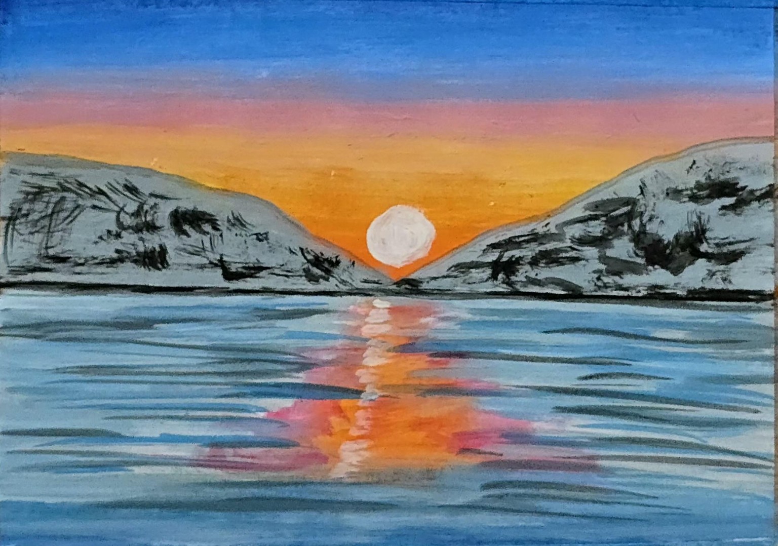 Acrylic landscapes - image 13 - student project
