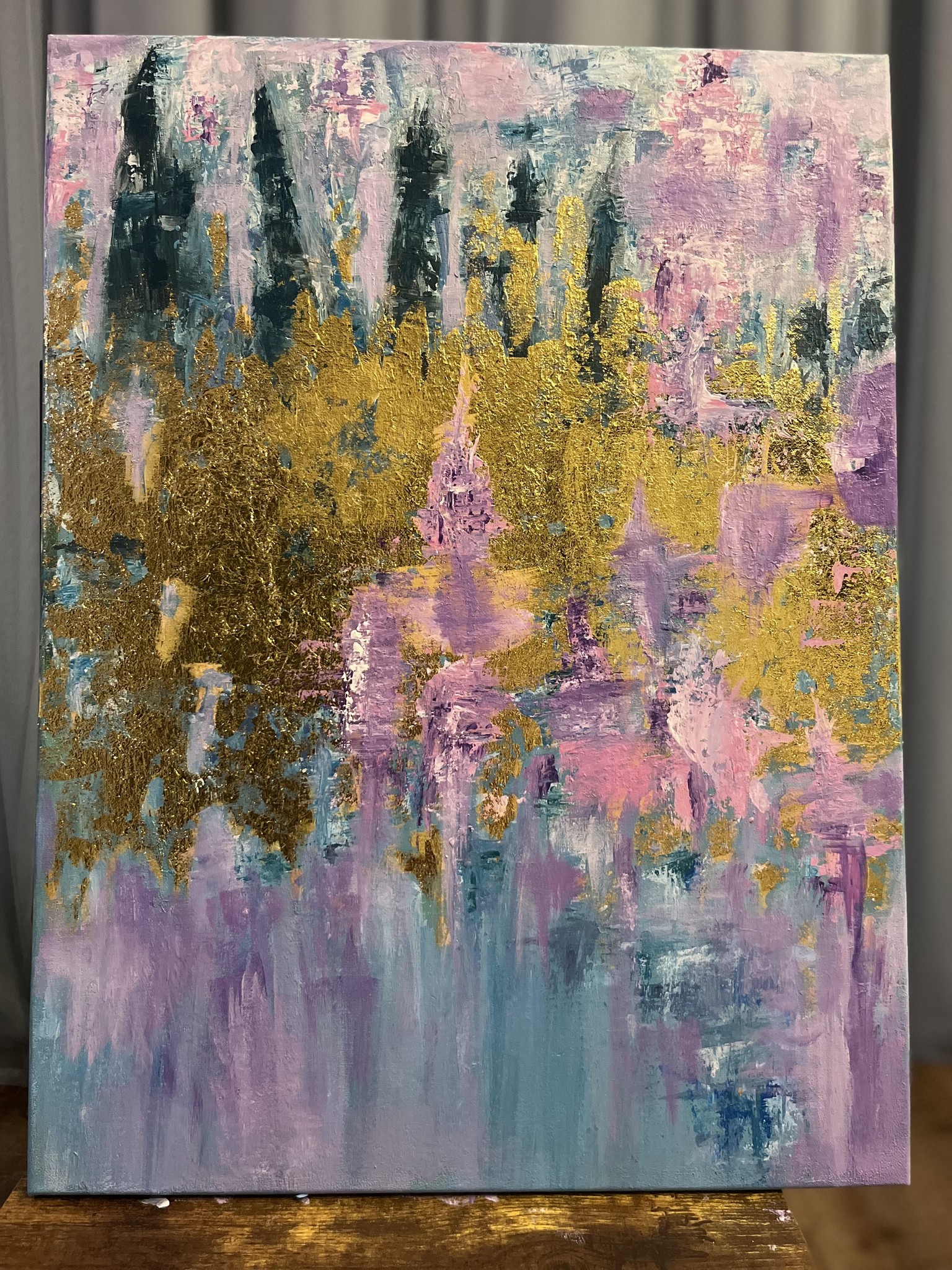 Beautiful abstract painting project - image 1 - student project