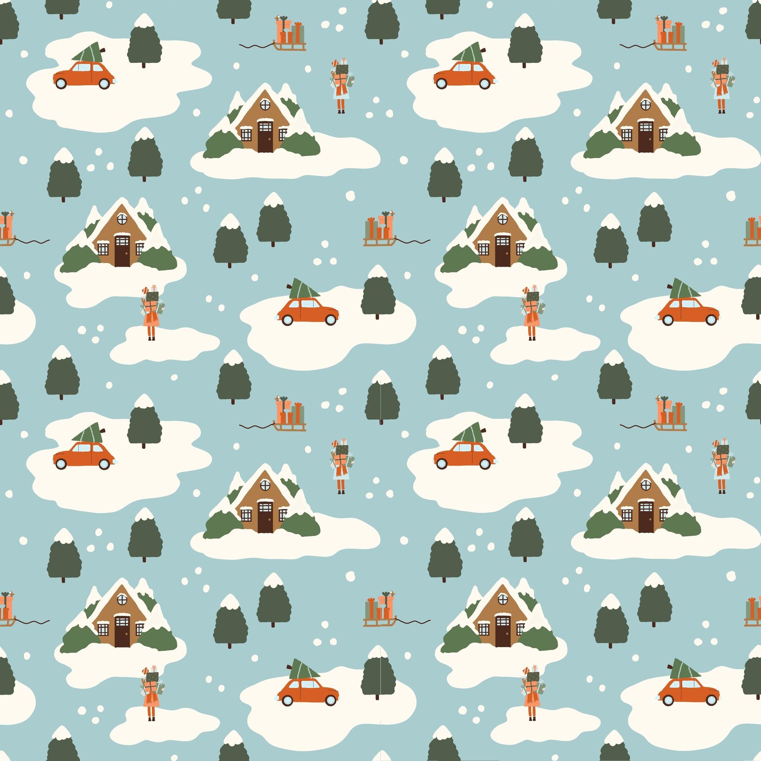 Christmas scene - image 1 - student project
