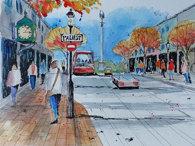 Sketching Cars, Trees and Furnishing - image 4 - student project