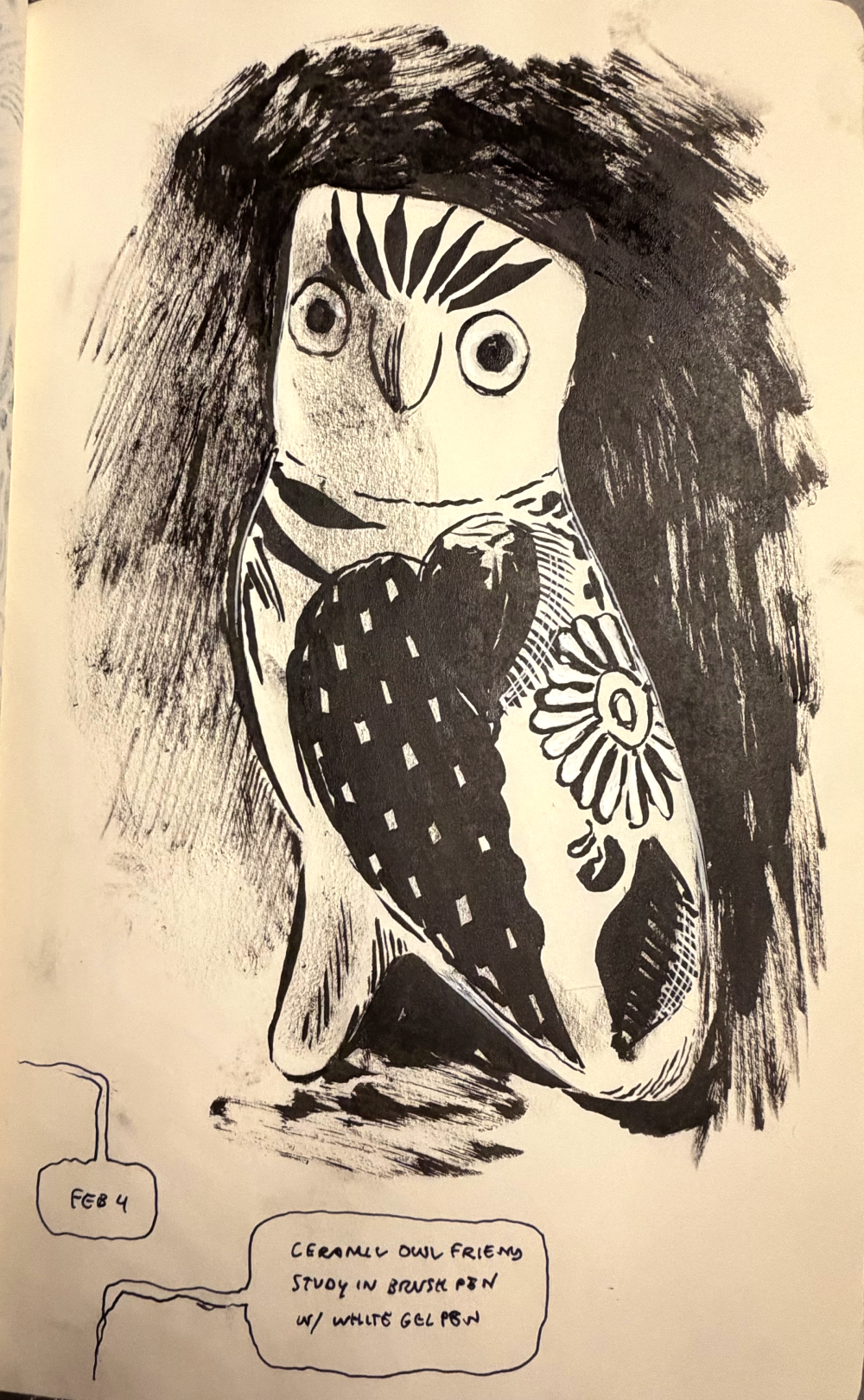 a study with brushpen - image 1 - student project