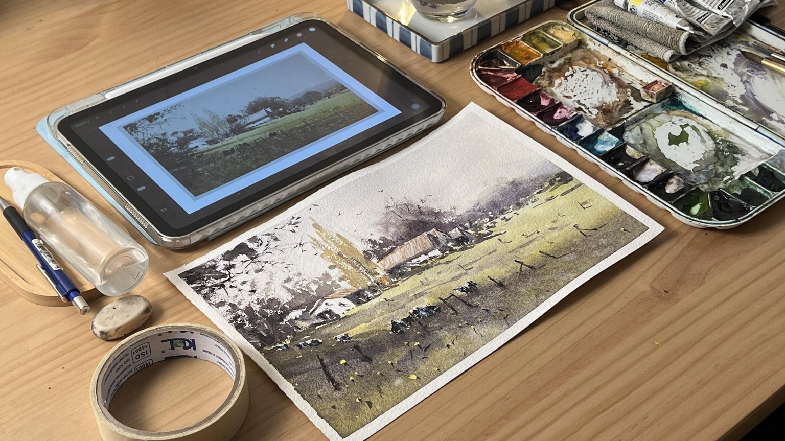 Master study of Joseph Zbukvic painting - image 1 - student project