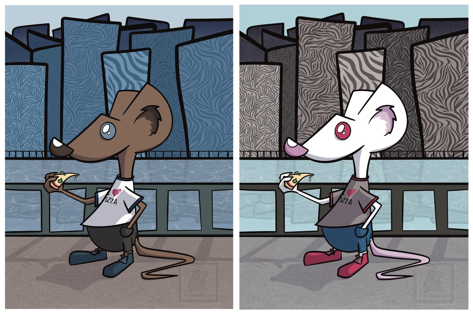 Pizza rat reboot re-color - image 1 - student project