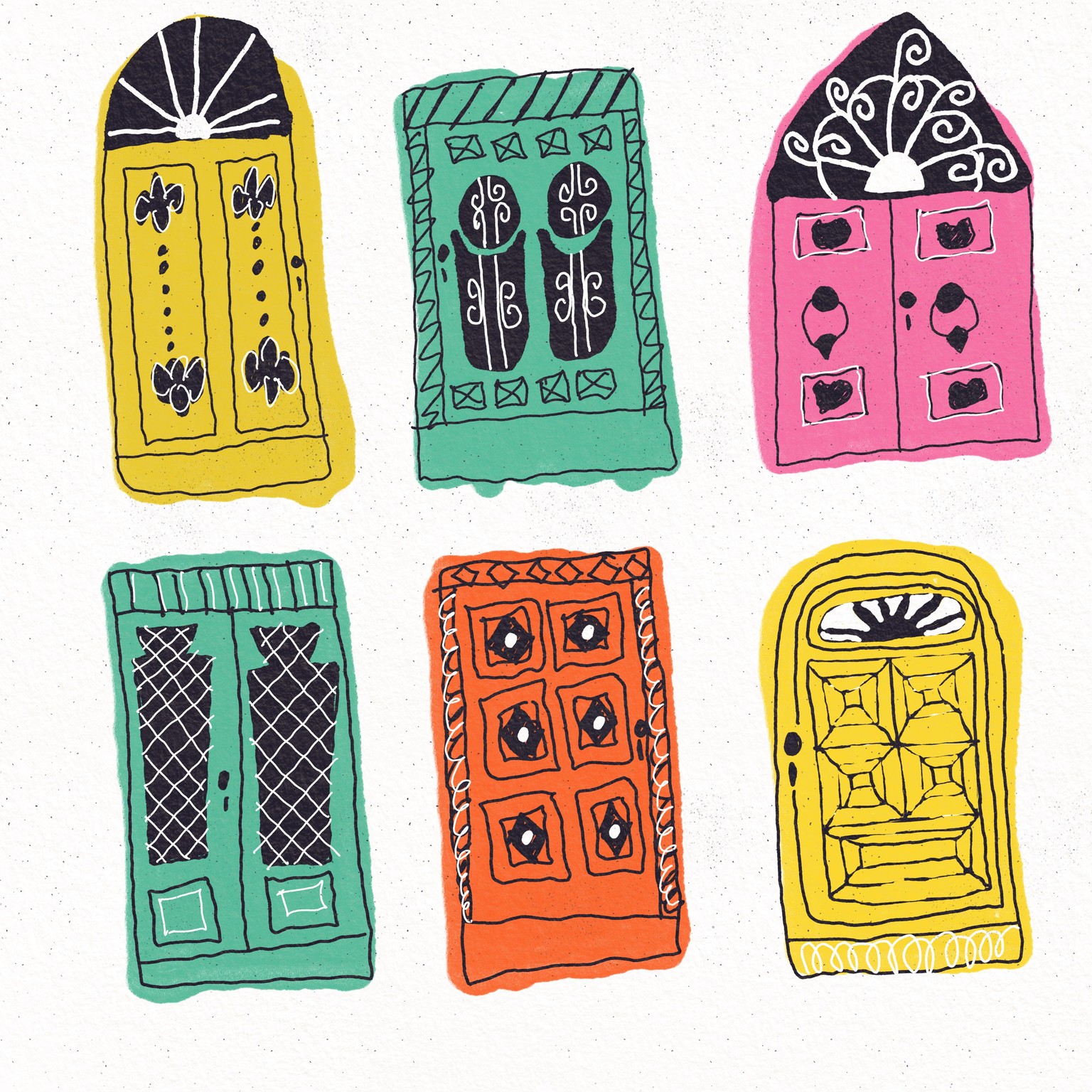 Mid-century illustration - image 3 - student project