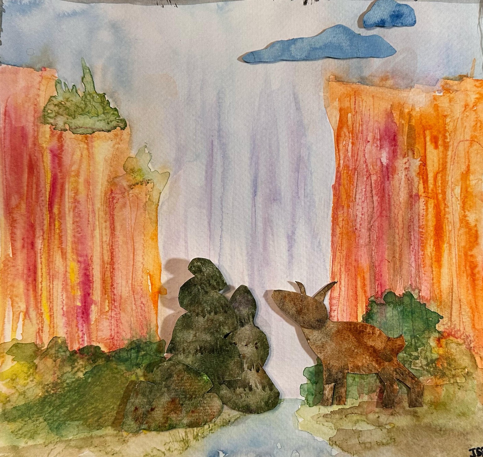 Jen's Watercolor Projects - image 3 - student project