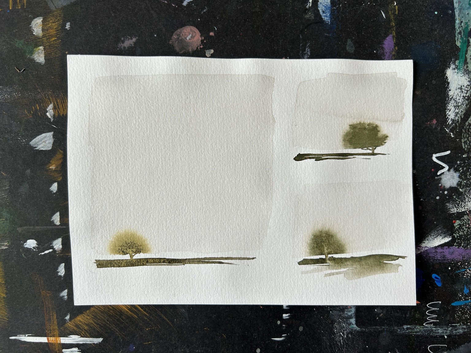 Loose Watercolor Landscapes - image 3 - student project