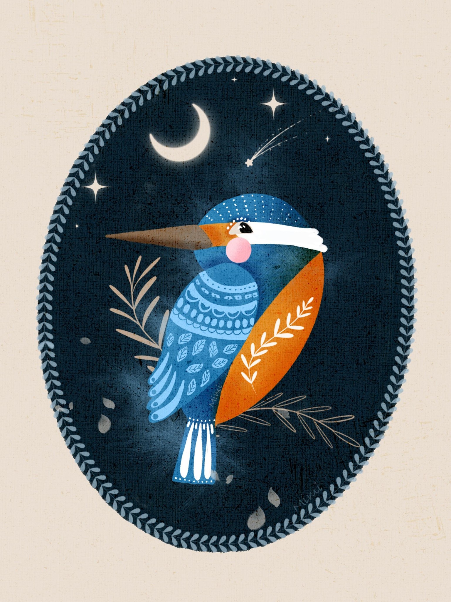 Kingfisher enjoying the night sky!! - image 1 - student project
