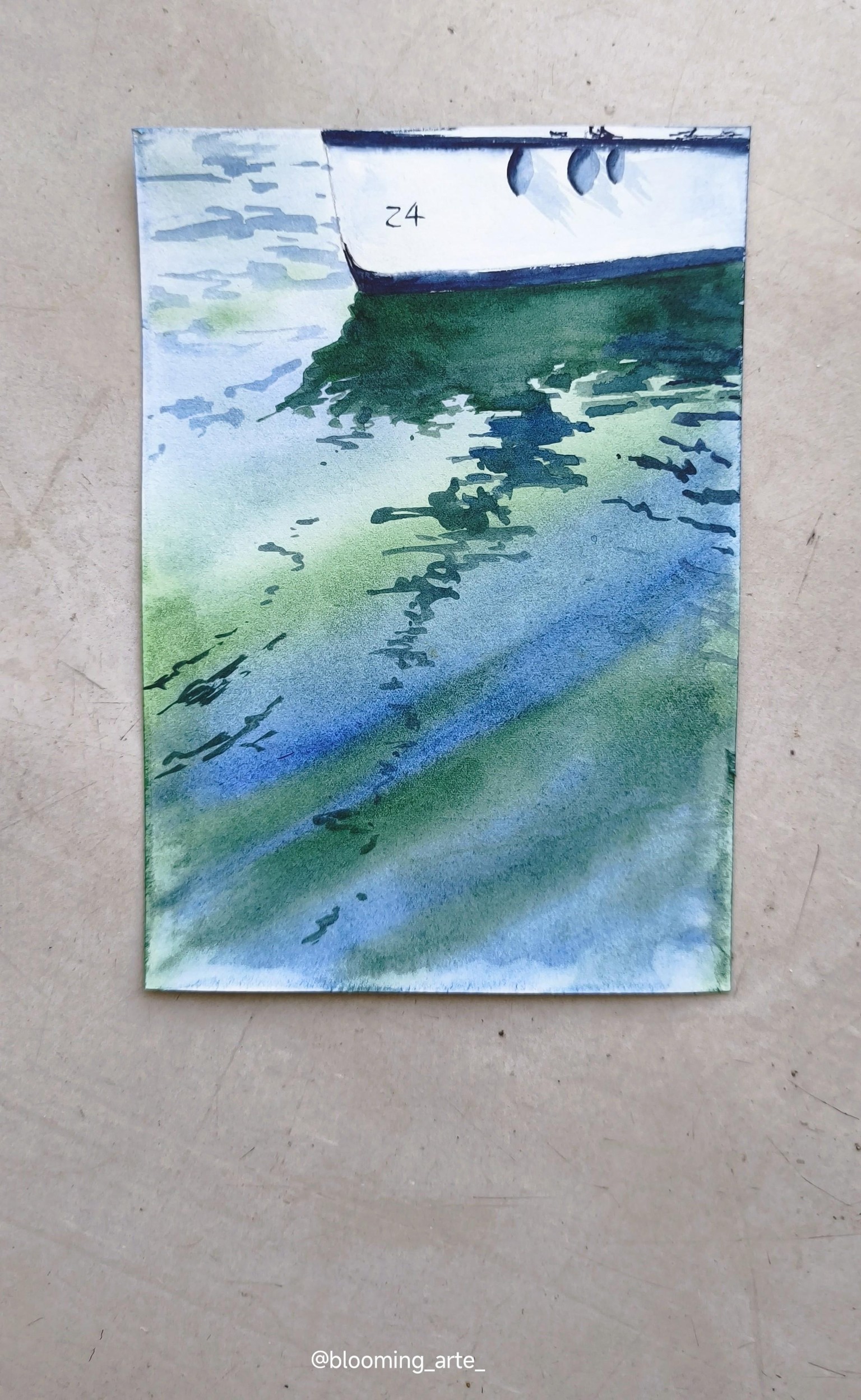 Ocean Waves in Watercolor: 7 Beginner-Friendly Projects. - image 8 - student project