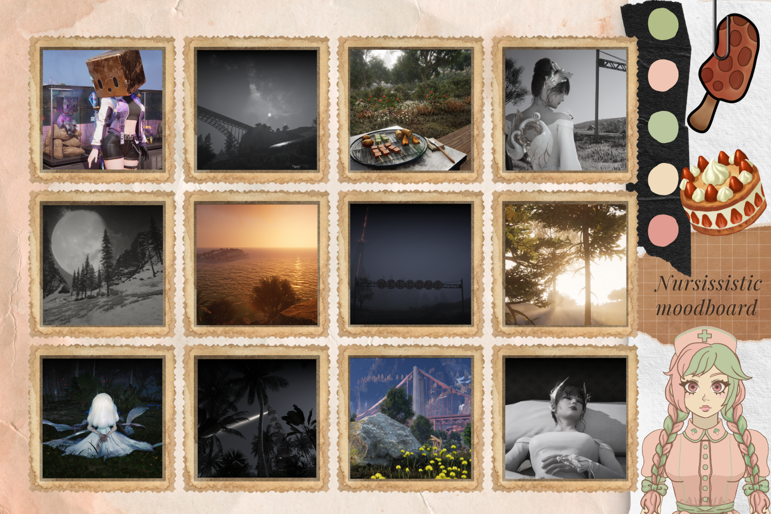 Nursissistic Moodboard - image 1 - student project