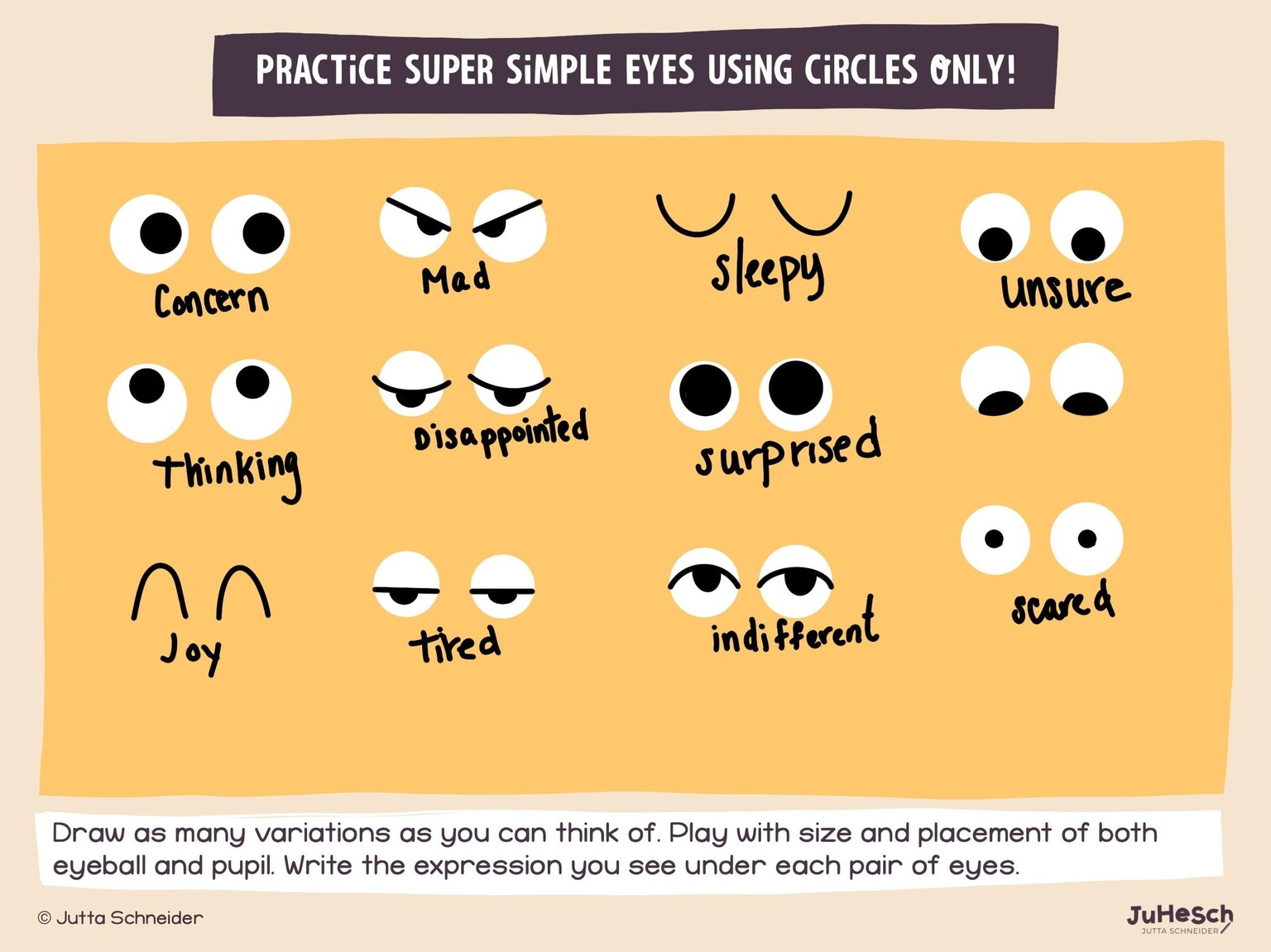 Expressive Eyes for Simple Characters - image 1 - student project