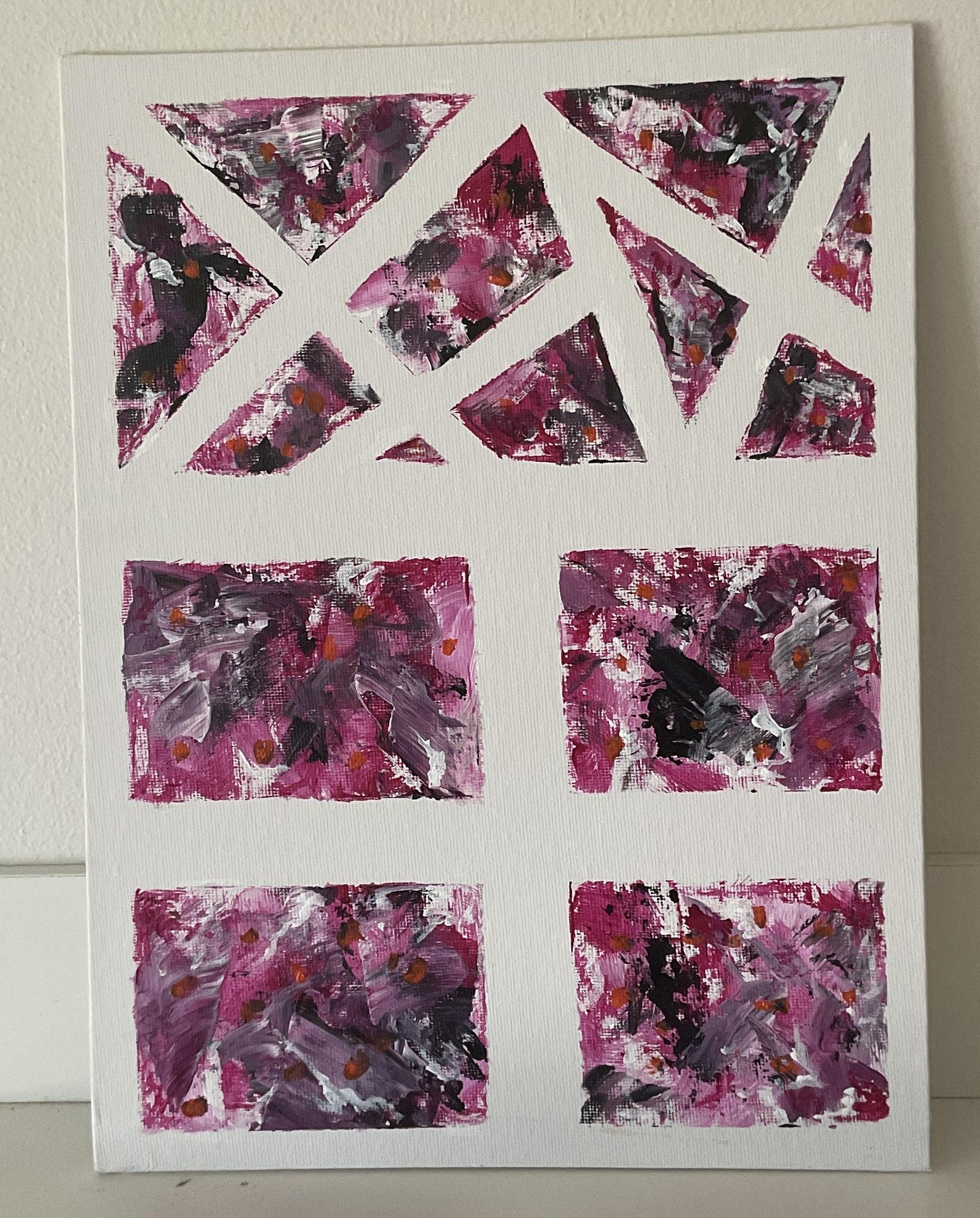Tiny Abstracts: Create Mini Paintings with a Limited Palette - image 3 - student project