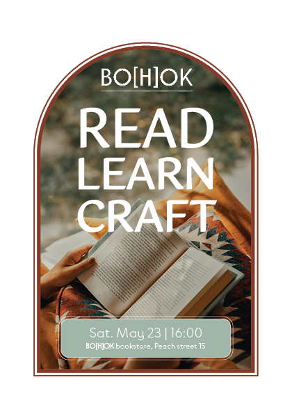 Boho bookstore flyer - image 1 - student project