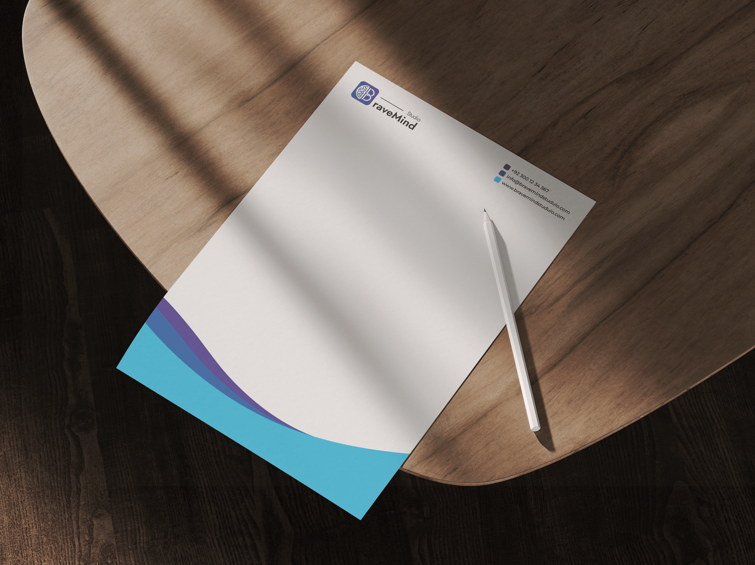 A4 Size Paper Mockup - image 1 - student project