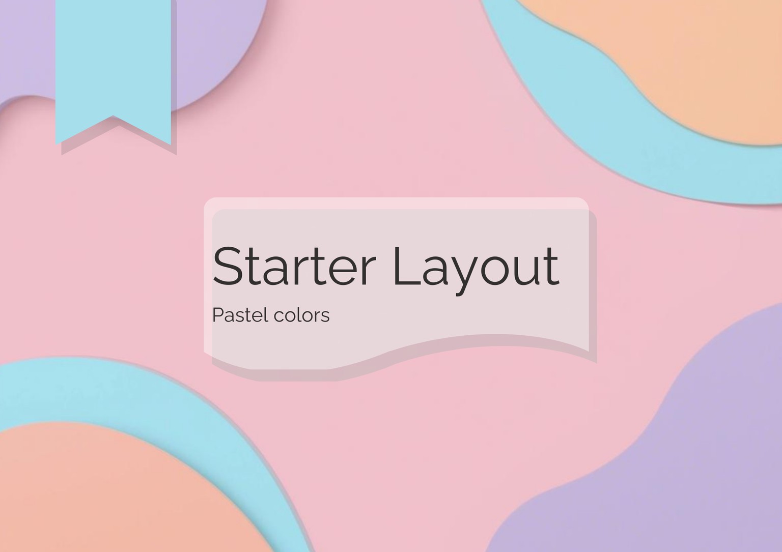 Pastel Minimalist Starter Layout using Canva’s AI tools. - image 1 - student project