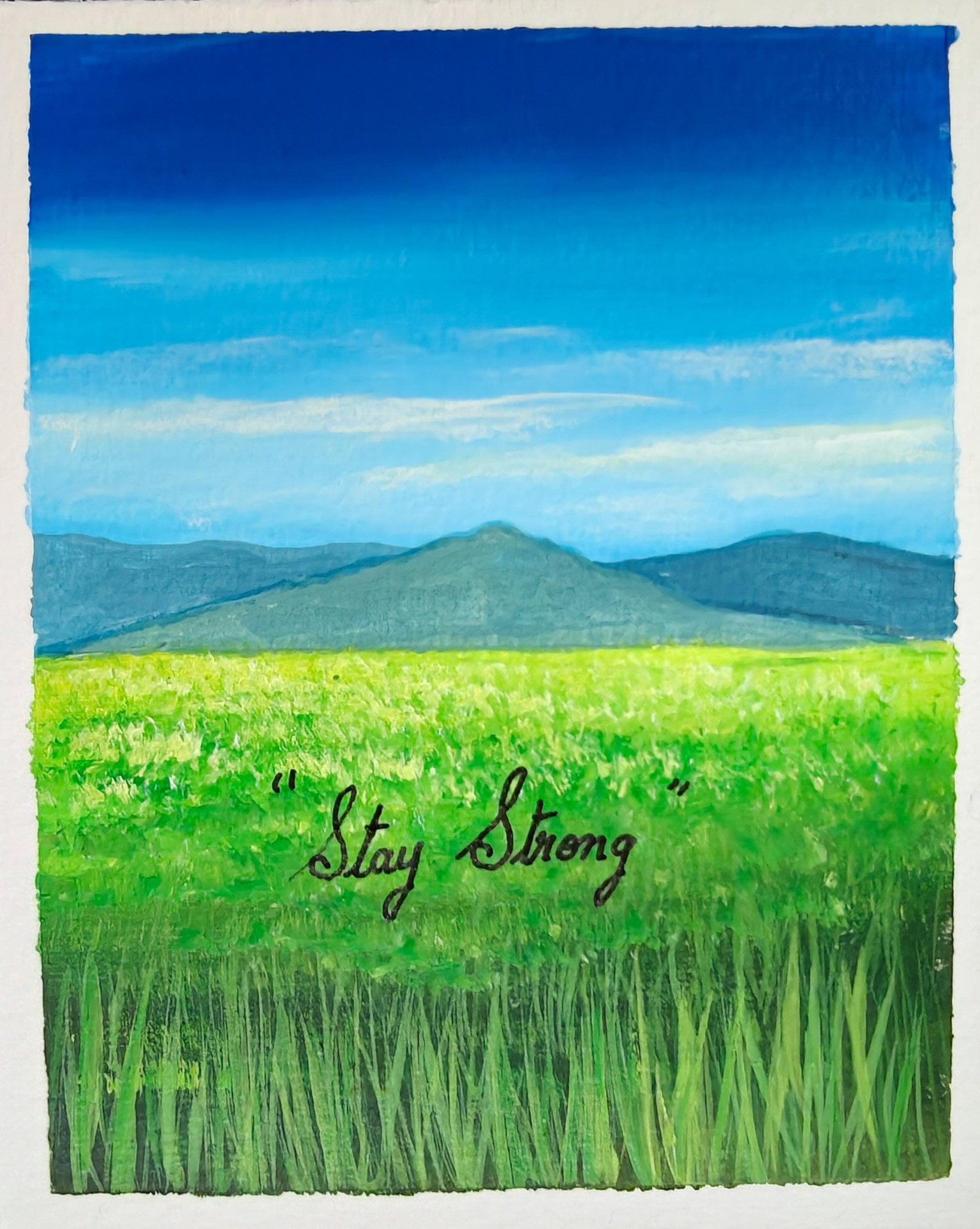 30 Days Acrylic Landscape Challenge :  Day 1 - image 16 - student project