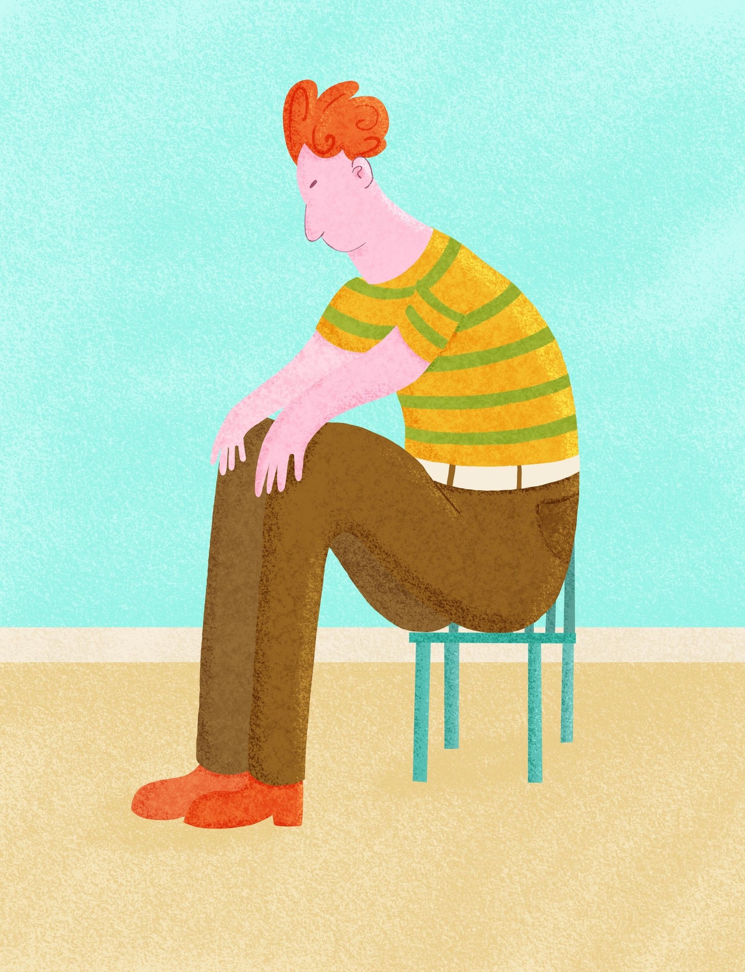 Oversized Man Odd Body - image 1 - student project