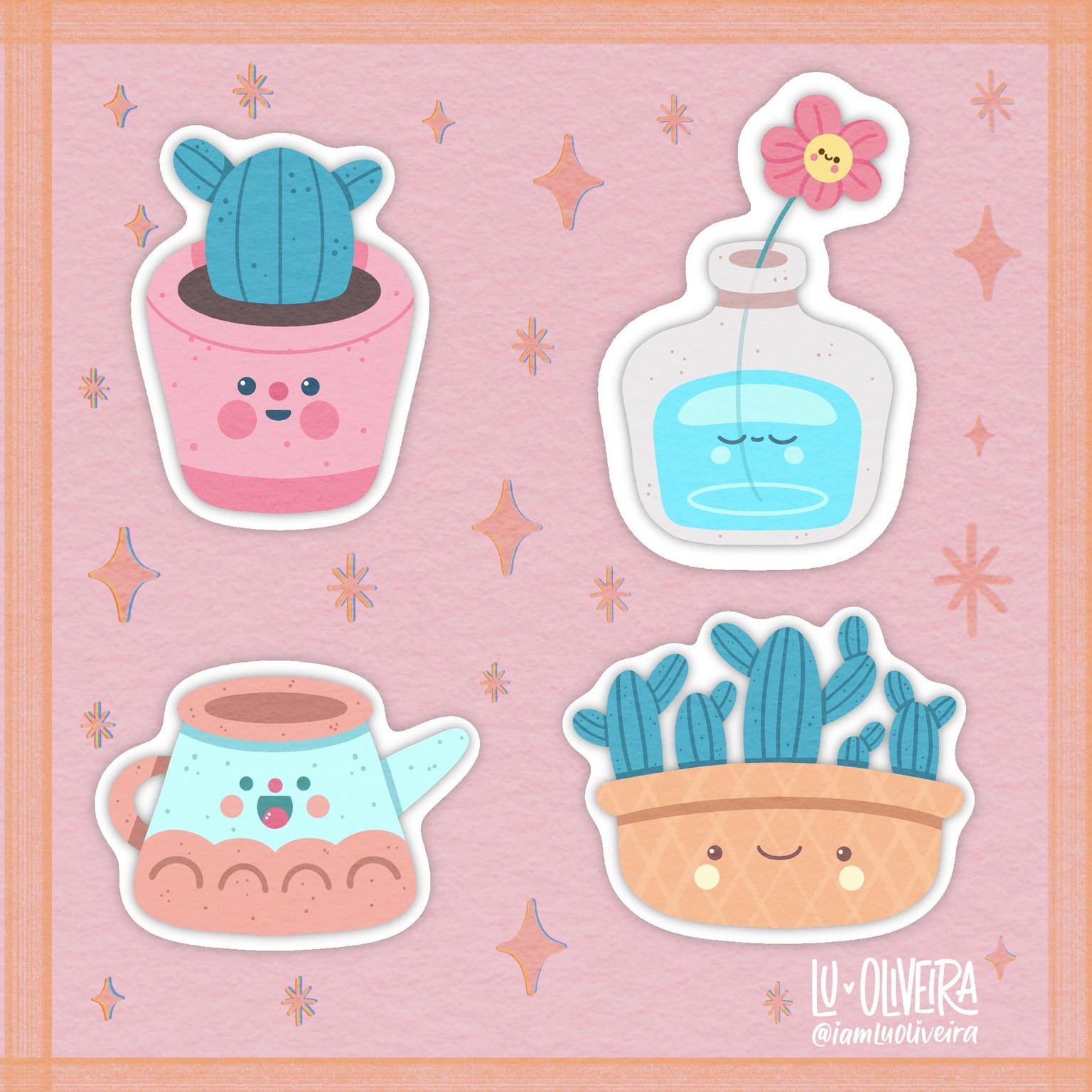 Cute Plants - Kawaii - image 1 - student project