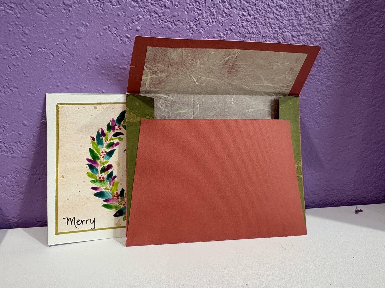 Custom Envelope for Holiday Card - image 1 - student project
