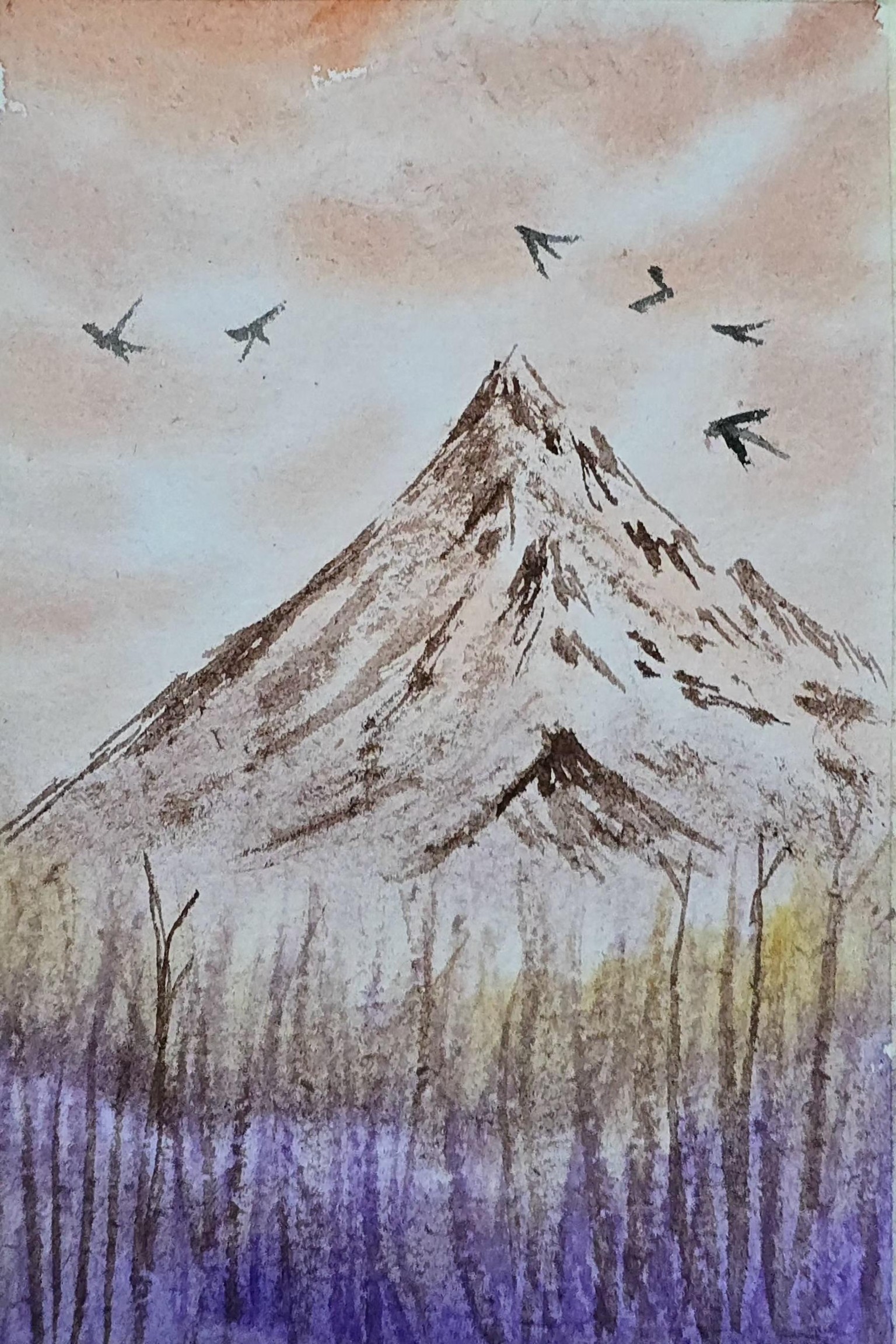 20days of Watercolours mountains - image 11 - student project