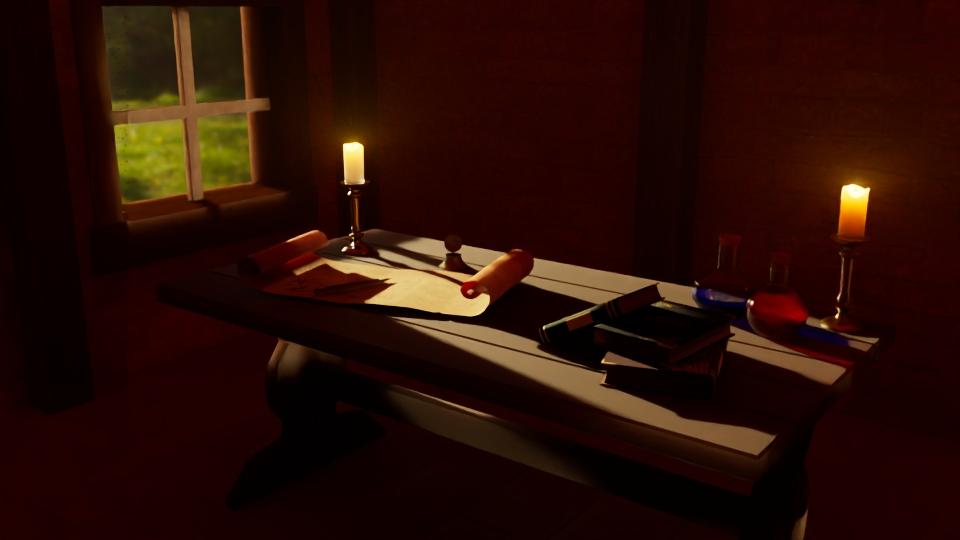 Sorceror's Desk - image 3 - student project