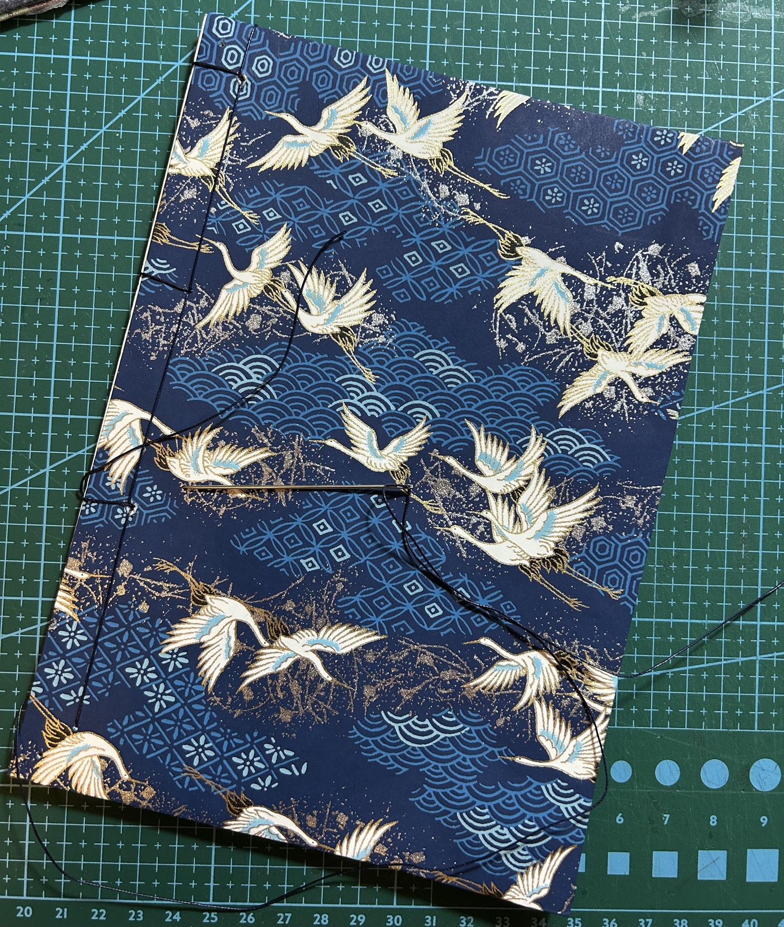 Making a Japanese binding - image 8 - student project