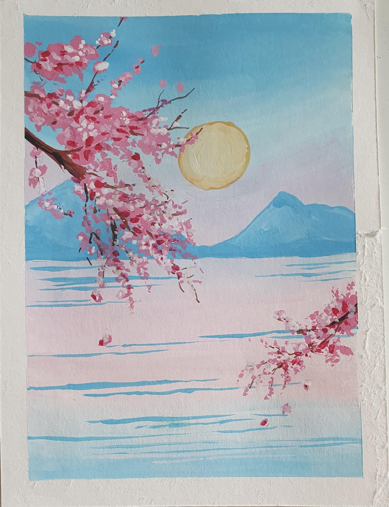 Cherry blossom w gouache 🥰🥰 - image 2 - student project