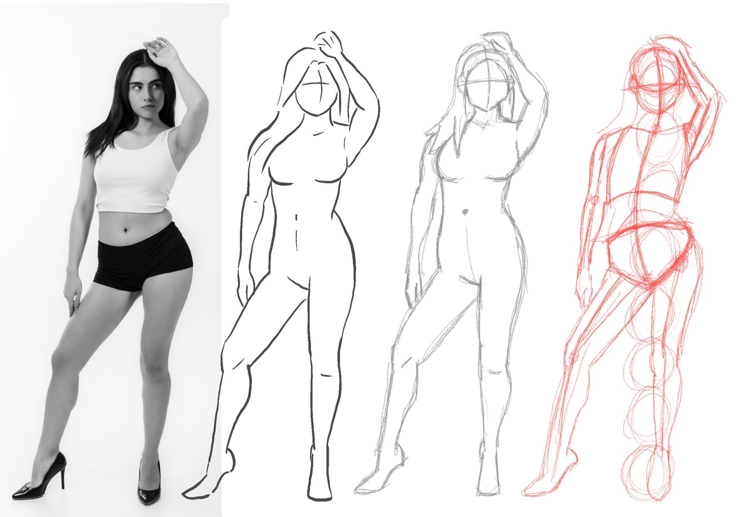 Female Figure Drawing - image 3 - student project