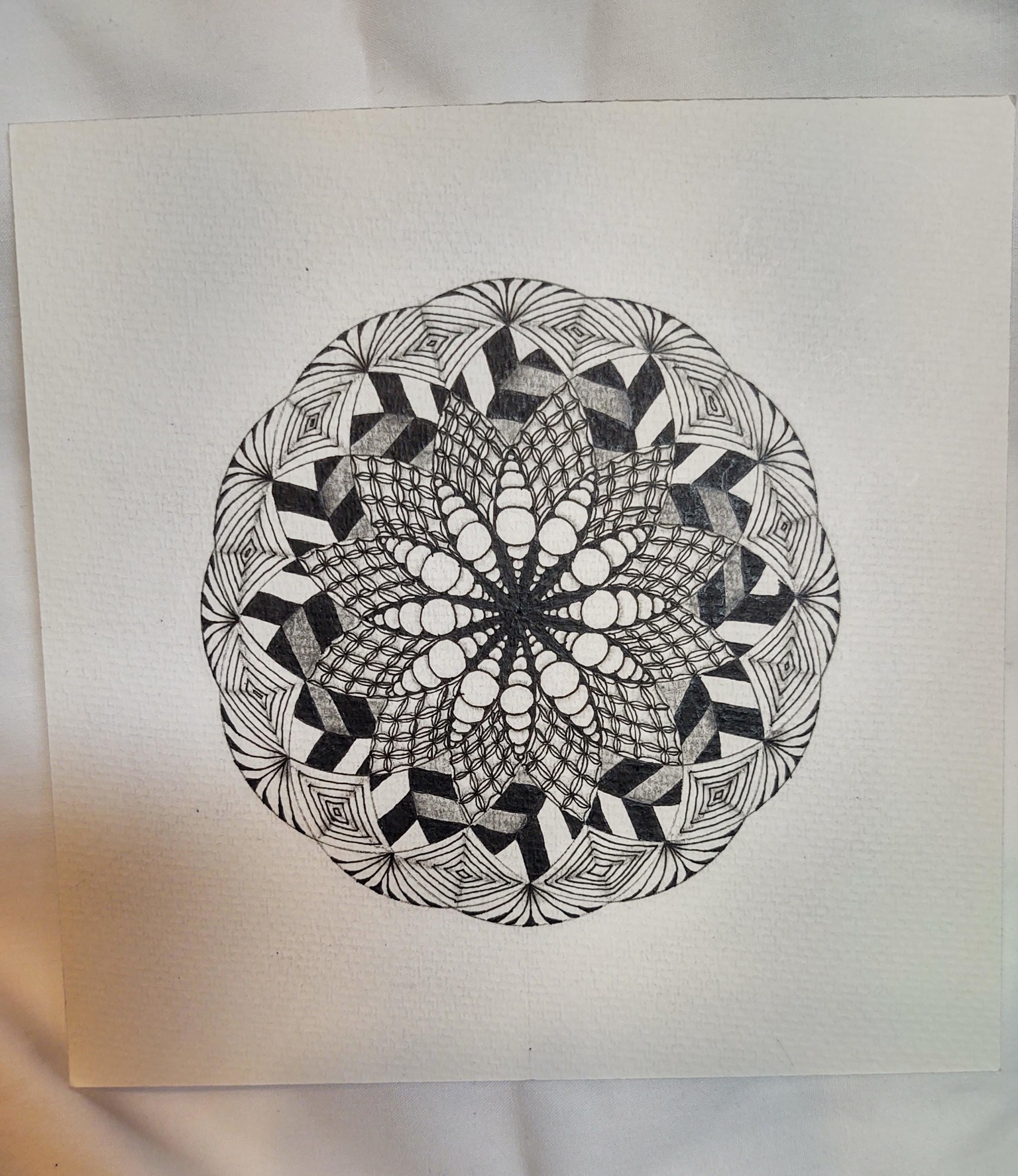 Zentangle Inspired Mandalas - image 2 - student project