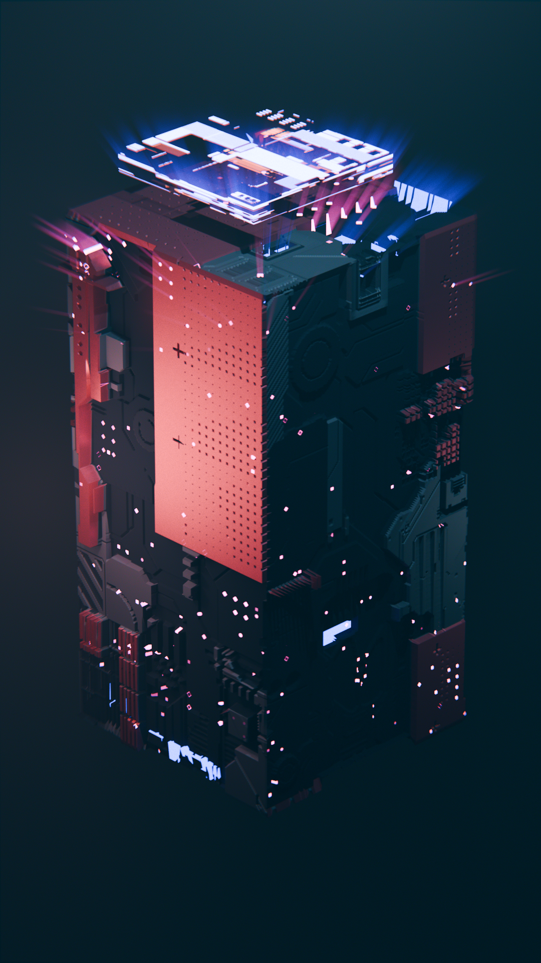 3D futuristic Cuboid - image 1 - student project