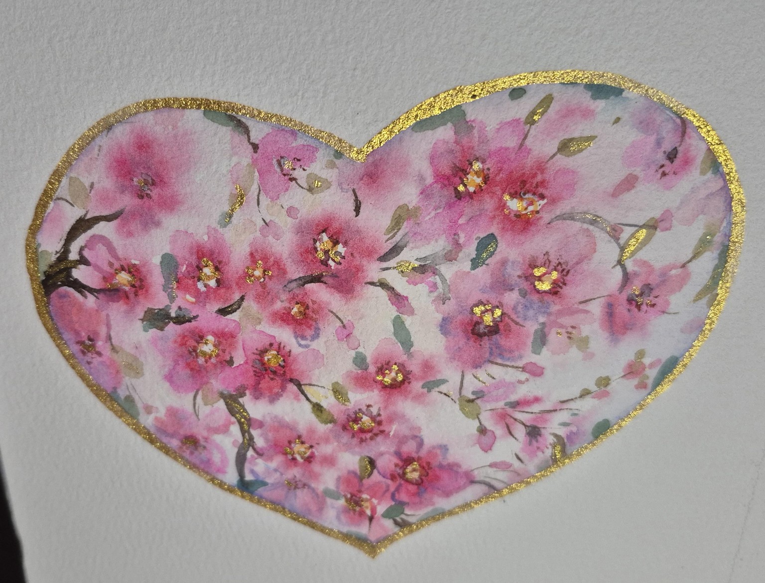 Watercolor Cherry Blossoms : 3 Fun and Easy Projects - image 4 - student project