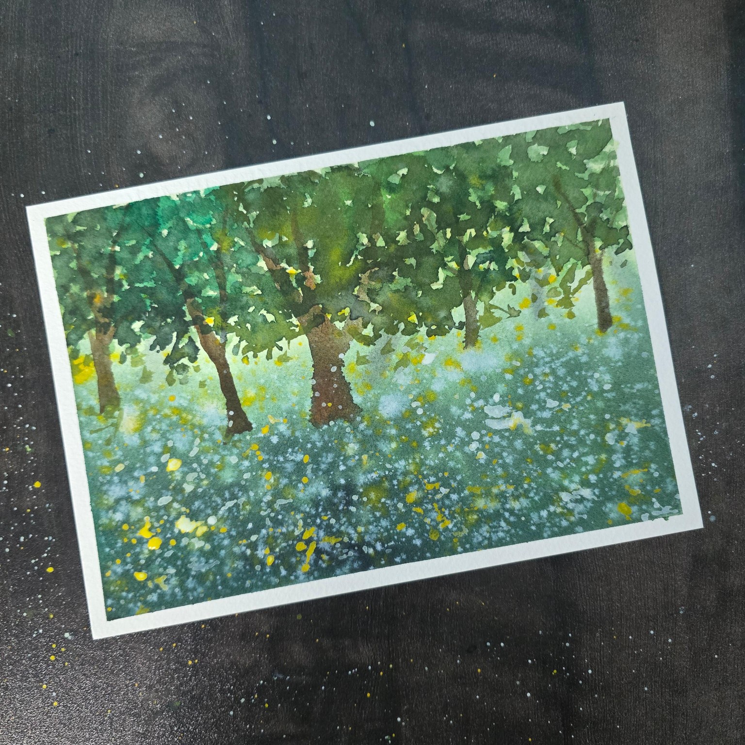 Spring watercolor Landscapes - image 13 - student project