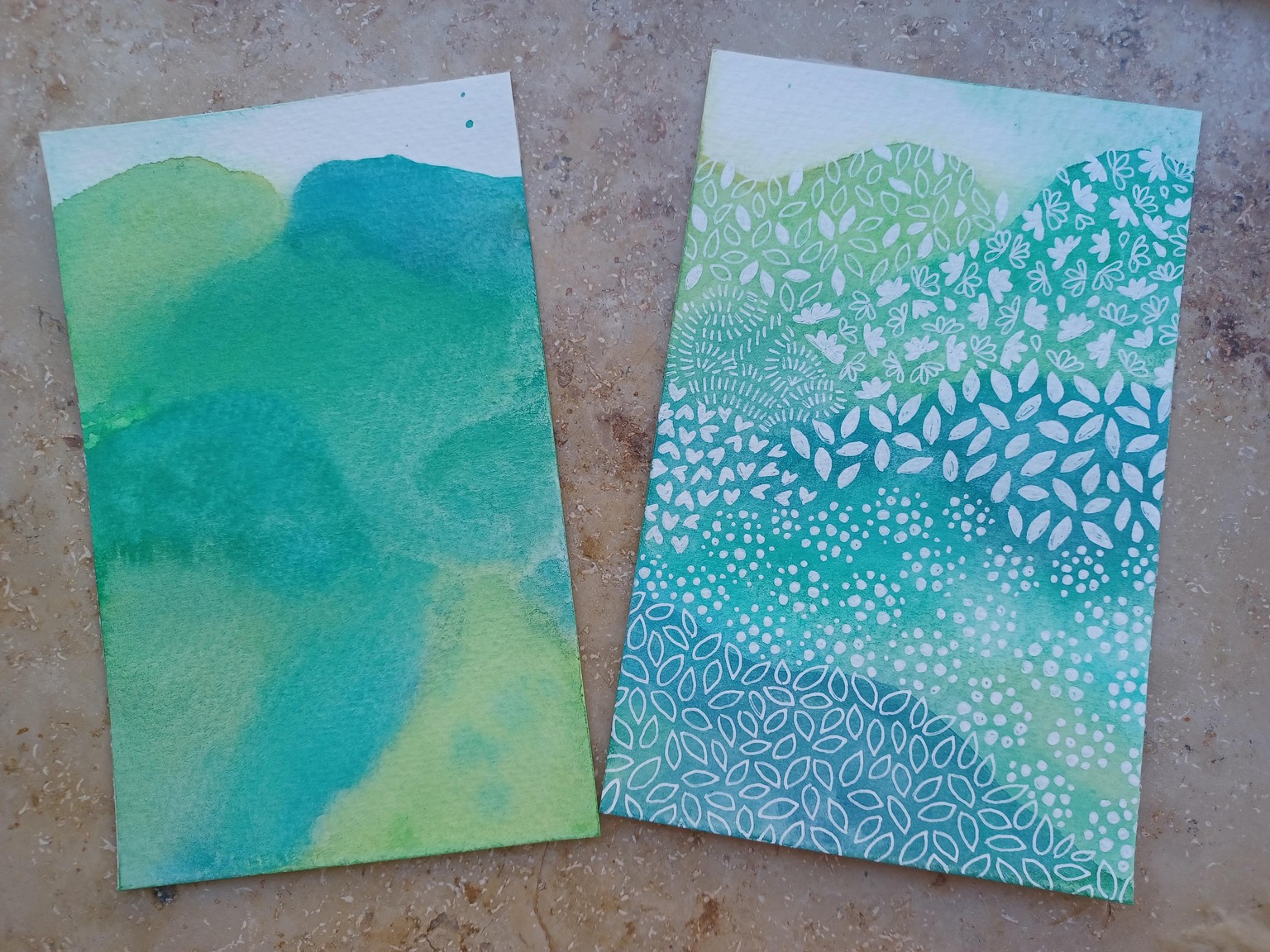 Aquarell Wälder - image 1 - student project