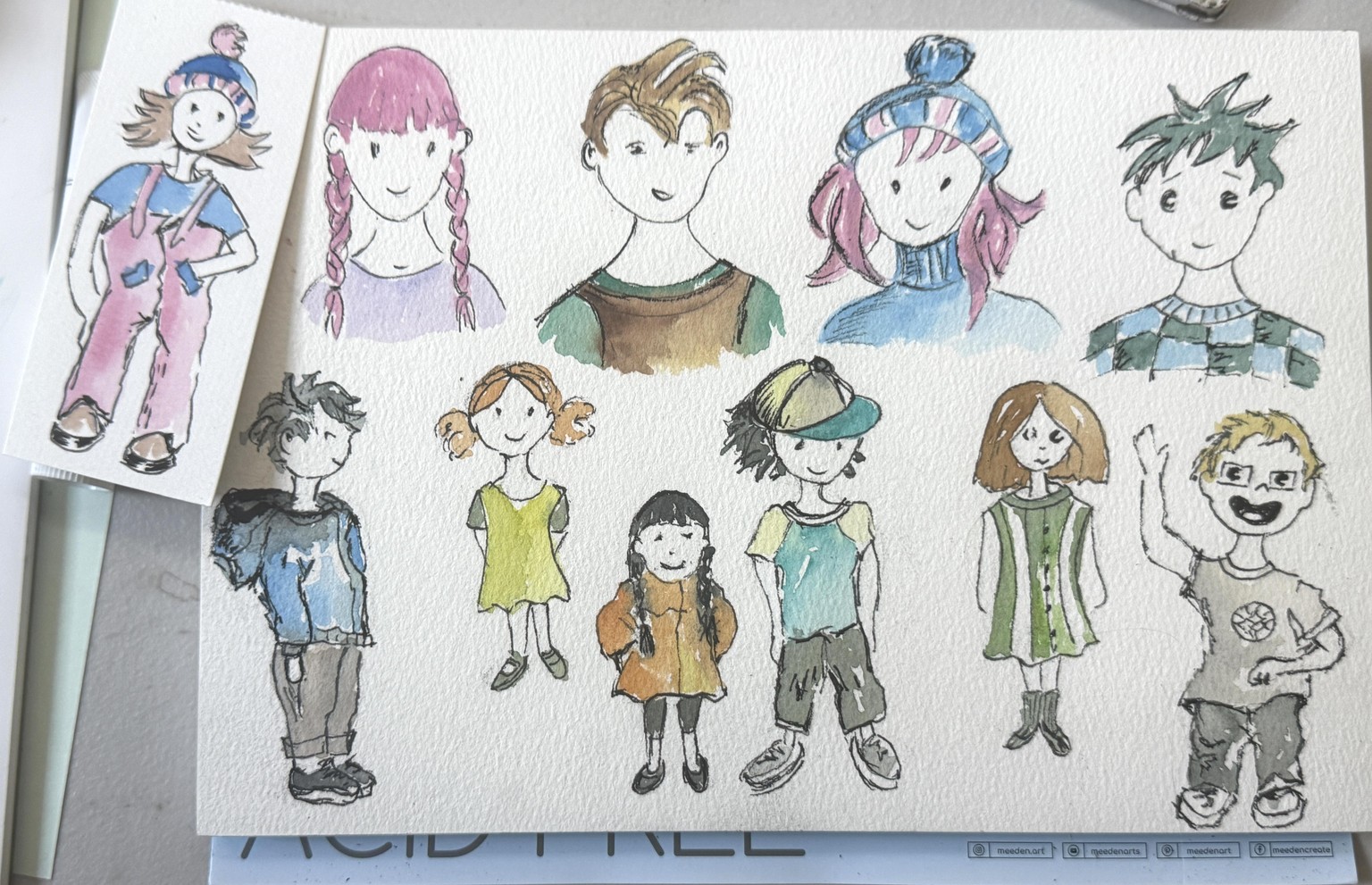 Sketching Kids and outfits - image 1 - student project