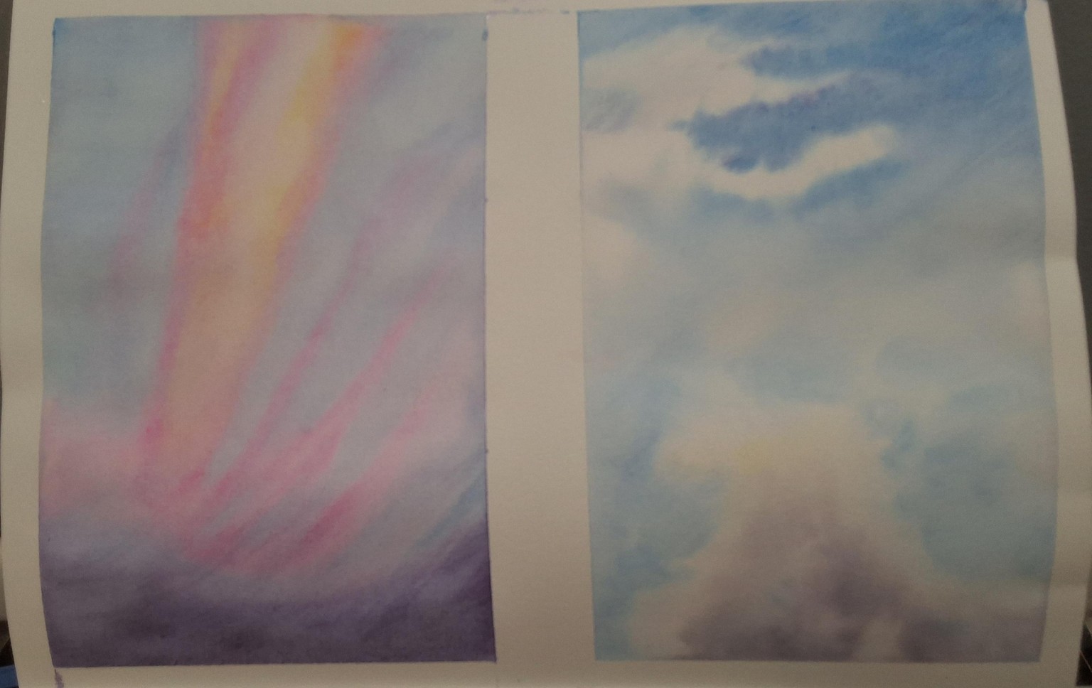 Watercolor sky challenge - image 2 - student project
