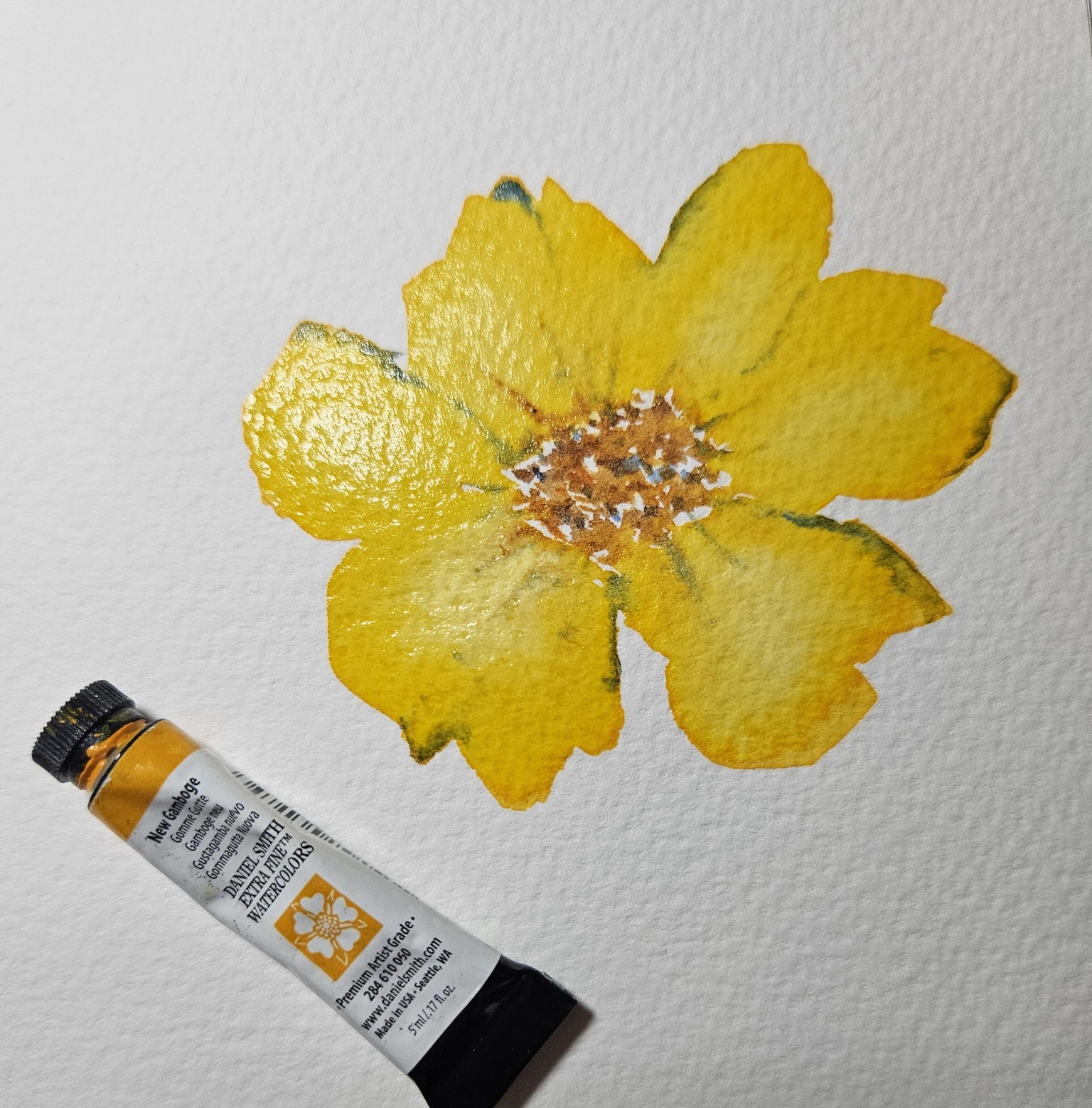 Yellow flower - image 1 - student project
