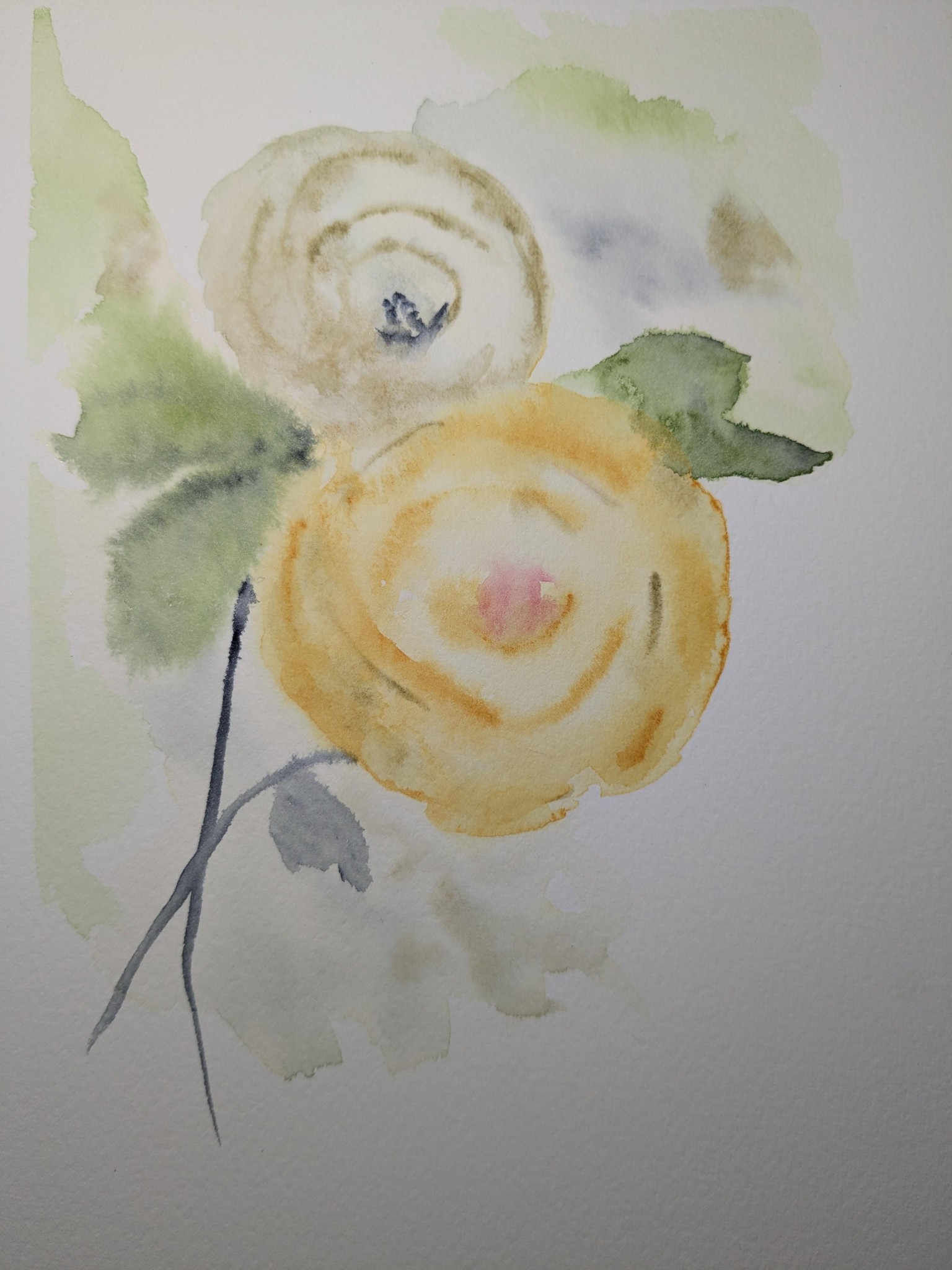 Loose Watercolor Florals - image 1 - student project