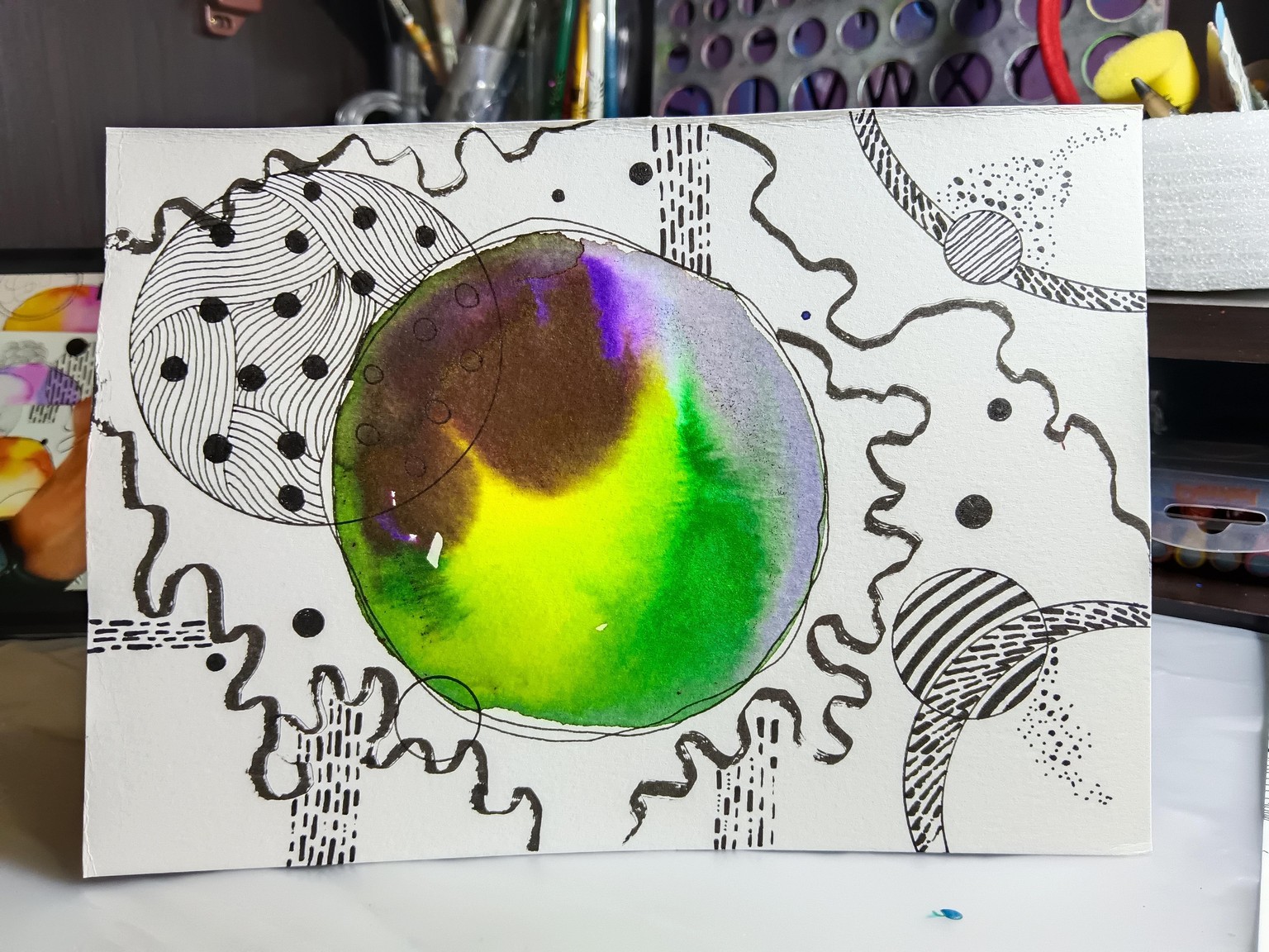 Abstract watercolor escape 4 - image 3 - student project