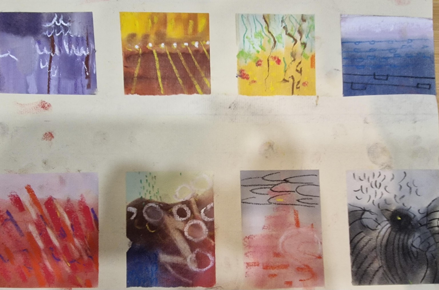 Abstracts with Pan pastel and pastels - image 1 - student project