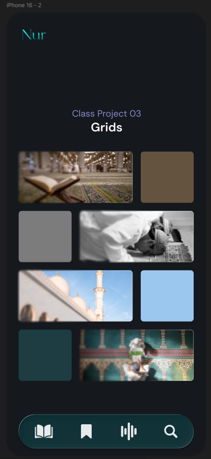 Nur - Qur'an App - image 1 - student project